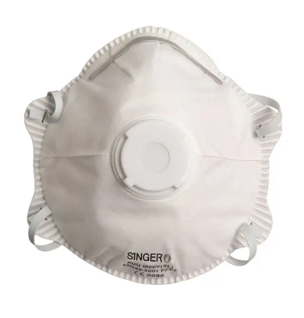 101042 - MASQUE BLANC PP FFP2/ COQUE AVEC VALVE