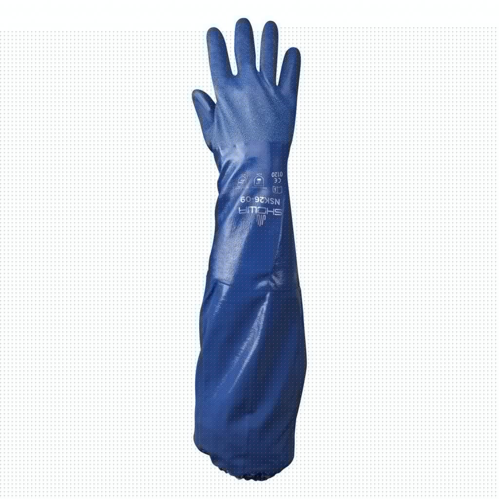 101054 - GANT PLONGE 65CM BLEU T8