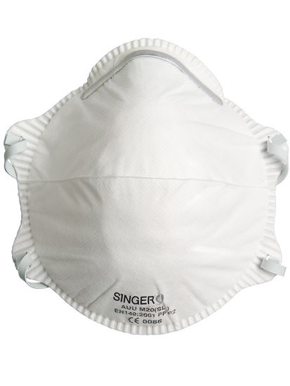 101142 - MASQUE BLANC PP FFP2/ COQUE SANS VALVE