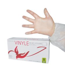 101017 - GANT VINYLE NATUREL POUDRE TAILLE 10/XL