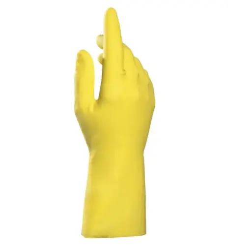 101025 - GANT DE MENAGE LATEX JAUNE TAILLE 6/6.5
