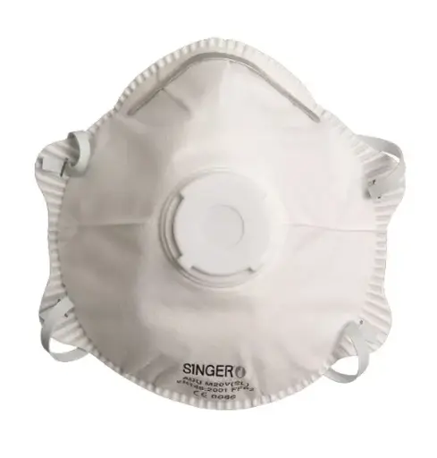 101042 - MASQUE BLANC PP FFP2/ COQUE AVEC VALVE