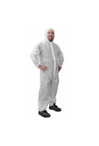 101216 - COMBINAISON PP 30g/m² A CAGOULE T.XL