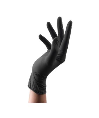 101252 - GANT NITRILE EPAIS NOIR NON POUDRE