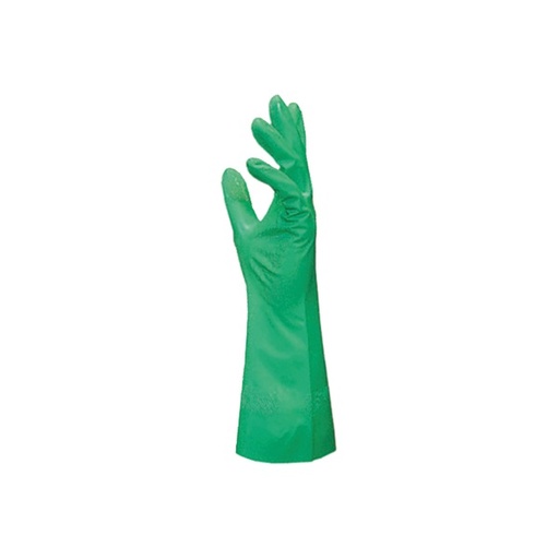 111048 - GANT NITRILE VERT NON FLOQUE T.7