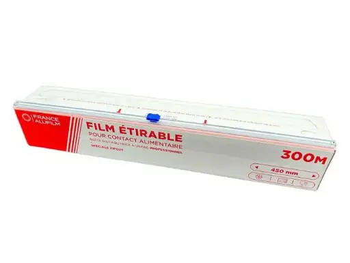 150002 - FILM ETIRABLE PVC POUR CONTACT ALIMENTAIRE
