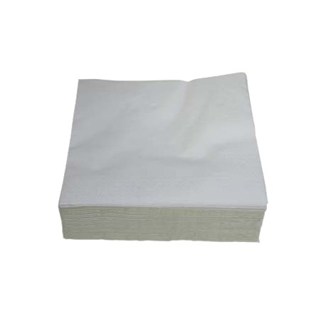 150040 - SERVIETTE PURE OUATE BLANCHE 1 PLI