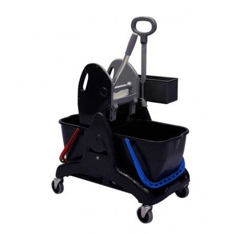 200621 - CHARIOT DE LAVAGE PRESSE A PLAT 2x15L