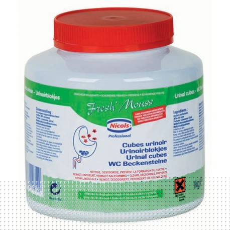 300008 - CUBE URINOIRS PARFUMES FRESHMOUSS 1 Kg