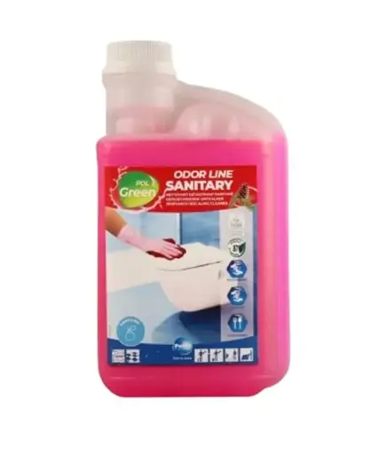 300103 - POLGREEN SANITAIRES 1L DOSEUR ROSE
