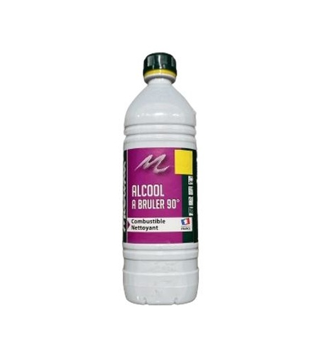 300422 - ALCOOL A BRULER 90% 1 LITRE
