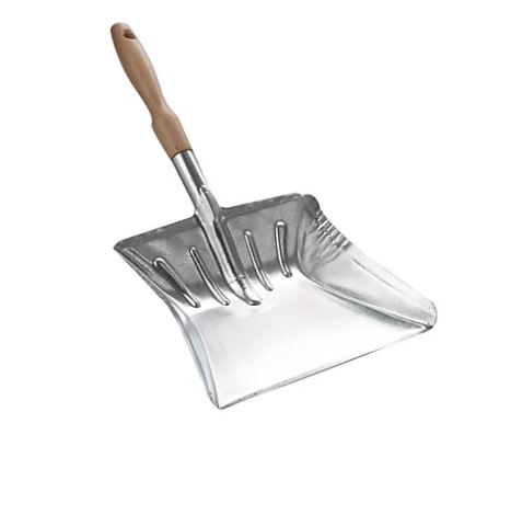 400029 - PELLE METAL GALVA MANCHE BOIS
