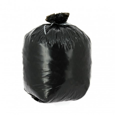 600024 - SAC POUBELLE 100L NOIR BD 35µ 800x850