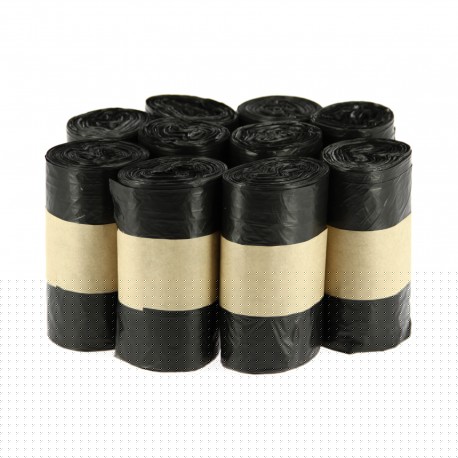 600038 - SAC POUBELLE 30L HD NOIR 11µ