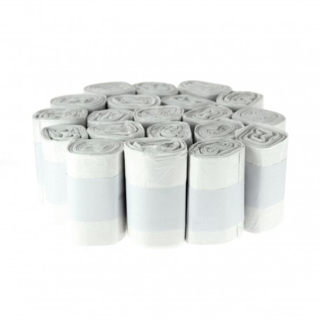 600044 - SAC POUBELLE 10L BLANC HD - C/1000