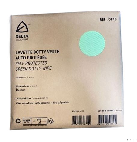 706002 - LAVETTE NON TISSE DOTTY 160GR VERTE