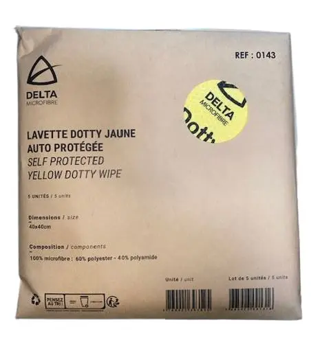 706004 - LAVETTE NON TISSE DOTTY 160GR JAUNE