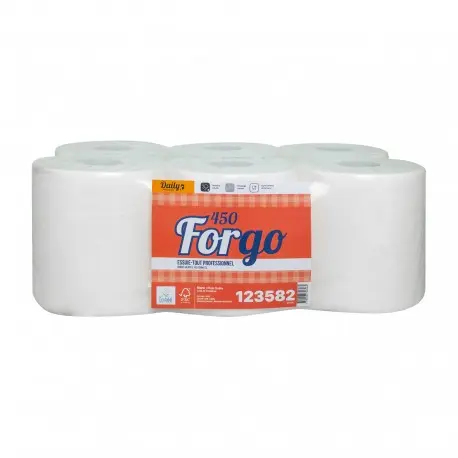 806004 - BOBINE BLANC 2 PLIS 450 FTS GAUFFRE