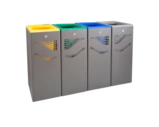 205060 - POUBELLE TRI SELECTIF JAUNE